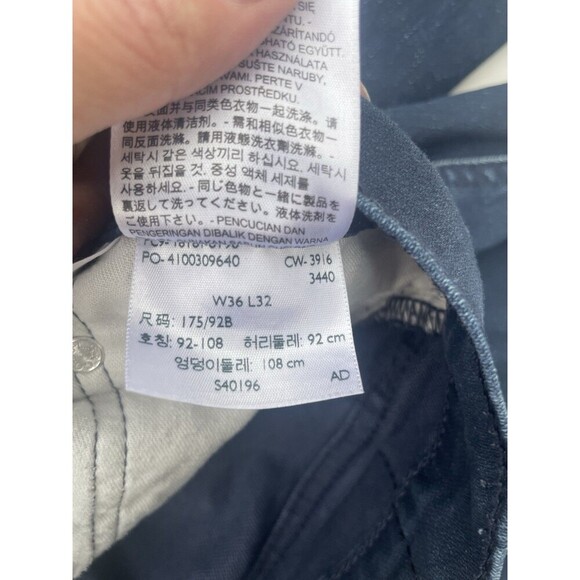 Levi’s 541 Athletic Fit Jeans Men’s 36x32 Dark Wash Stretch Denim Tapered - Picture 6 of 13